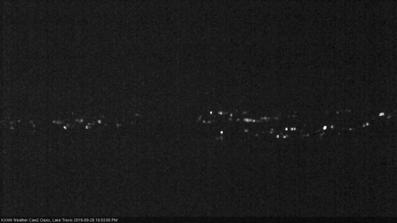 Lake Travis webcam, September 26, 2019 9:05 PM CT