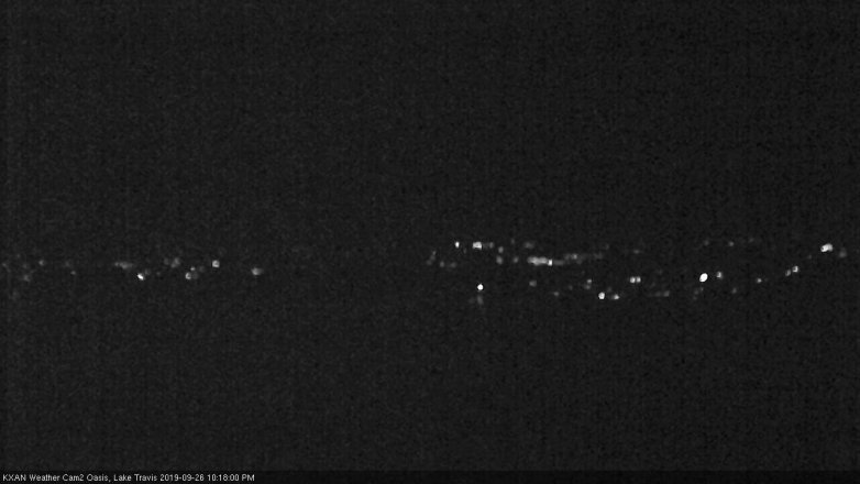 Lake Travis webcam, September 26, 2019 9:20 PM CT