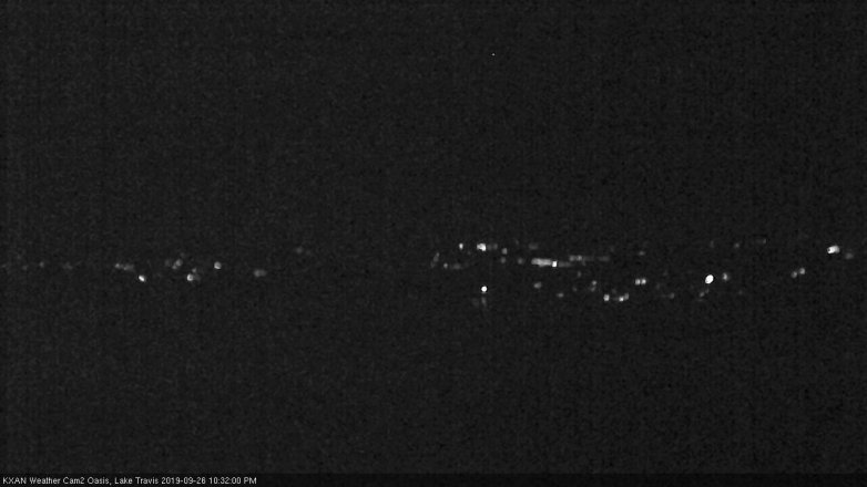 Lake Travis webcam, September 26, 2019 9:35 PM CT
