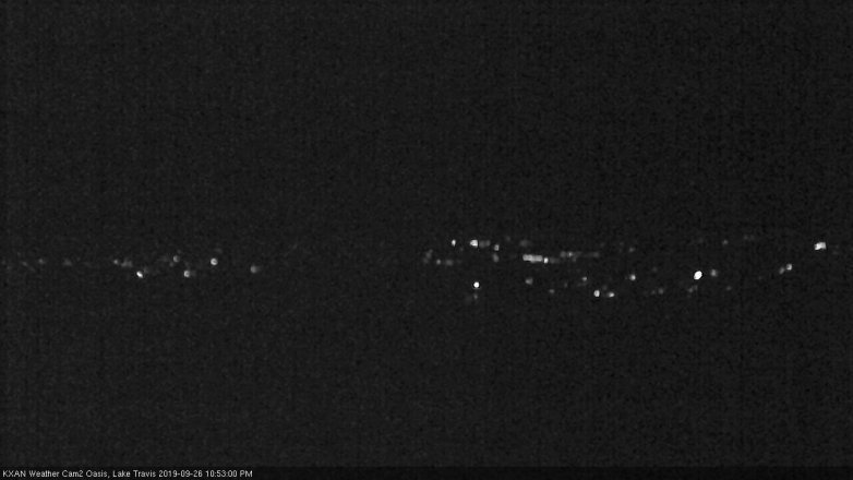 Lake Travis webcam, September 26, 2019 9:55 PM CT