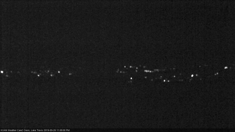 Lake Travis webcam, September 26, 2019 10:10 PM CT