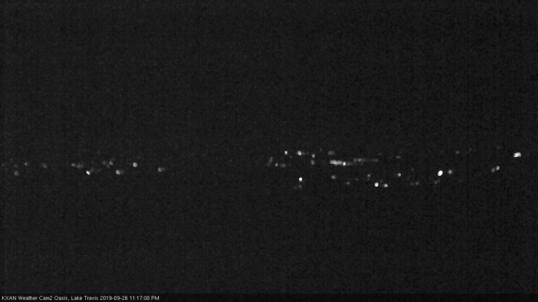 Lake Travis webcam, September 26, 2019 10:20 PM CT