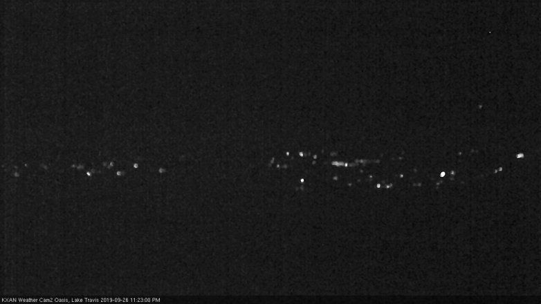 Lake Travis webcam, September 26, 2019 10:25 PM CT