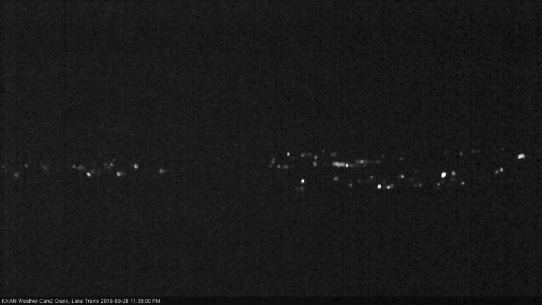 Lake Travis webcam, September 26, 2019 10:40 PM CT