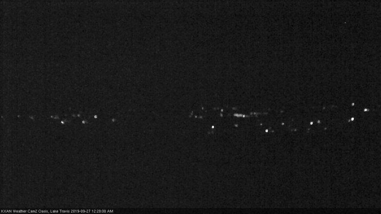 Lake Travis webcam, September 26, 2019 11:30 PM CT