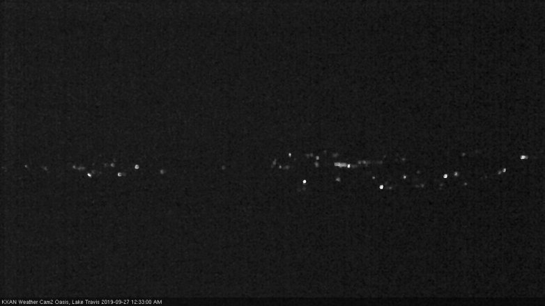 Lake Travis webcam, September 26, 2019 11:35 PM CT