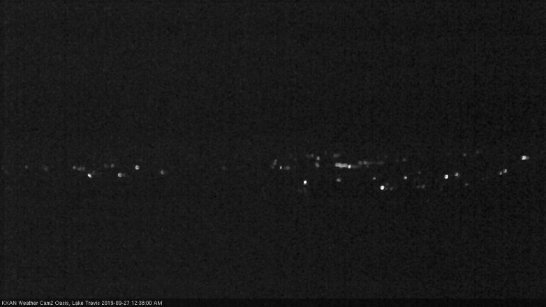 Lake Travis webcam, September 26, 2019 11:40 PM CT