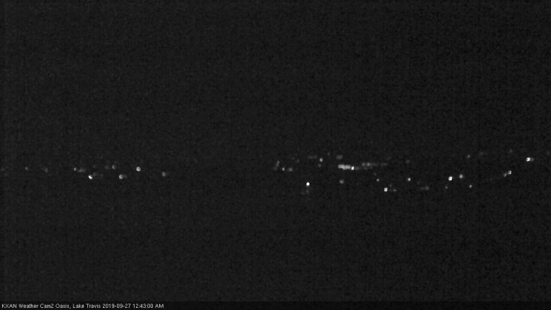 Lake Travis webcam, September 26, 2019 11:45 PM CT