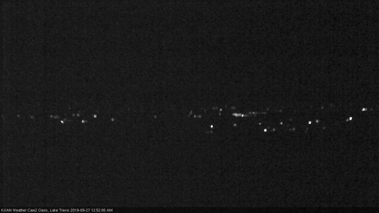 Lake Travis webcam, September 26, 2019 11:55 PM CT