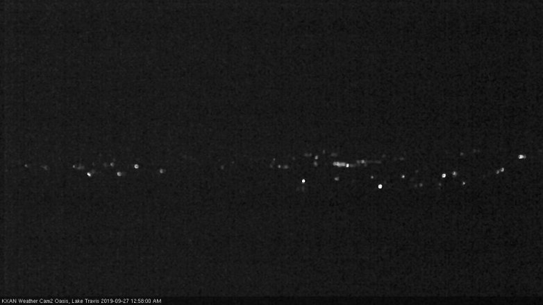 Lake Travis webcam, September 26, 2019 12:00 AM CT