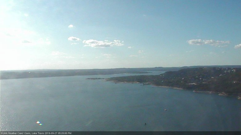 Lake Travis webcam, September 27, 2019 4:30 PM CT
