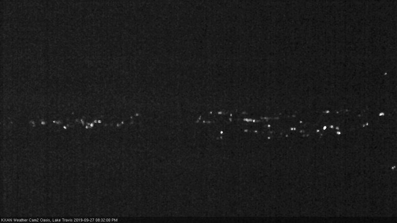 Lake Travis webcam, September 27, 2019 7:35 PM CT