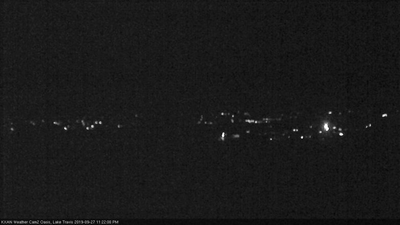 Lake Travis webcam, September 27, 2019 10:25 PM CT