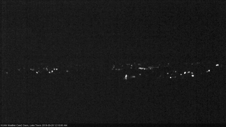 Lake Travis webcam, September 27, 2019 11:20 PM CT
