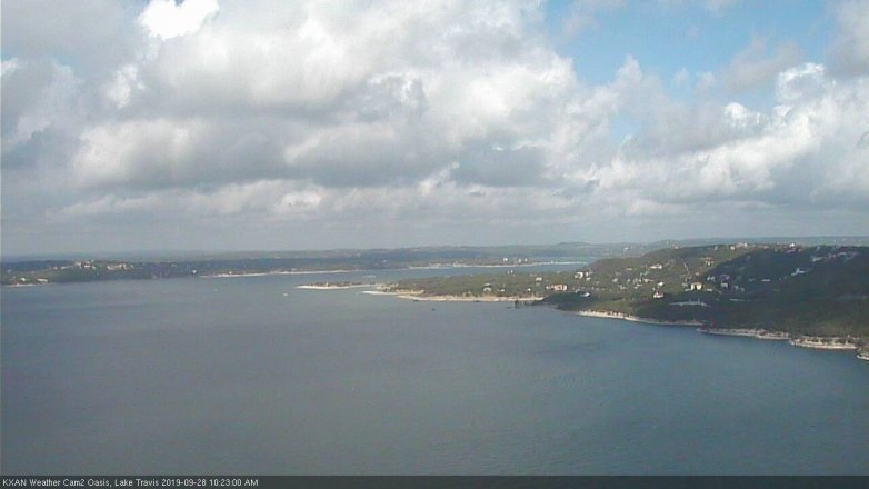 Lake Travis webcam, September 28, 2019 9:25 AM CT