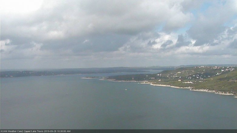 Lake Travis webcam, September 28, 2019 9:40 AM CT