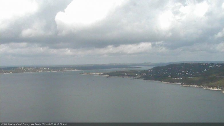 Lake Travis webcam, September 28, 2019 9:50 AM CT