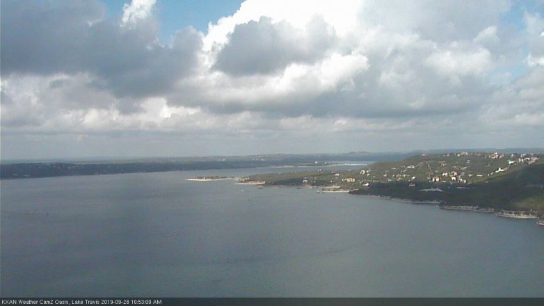 Lake Travis webcam, September 28, 2019 9:55 AM CT