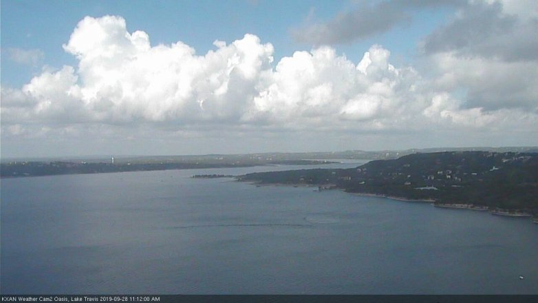 Lake Travis webcam, September 28, 2019 10:15 AM CT