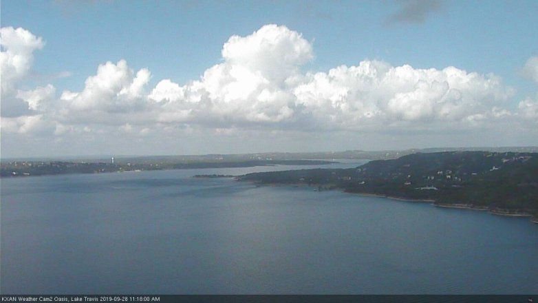 Lake Travis webcam, September 28, 2019 10:20 AM CT
