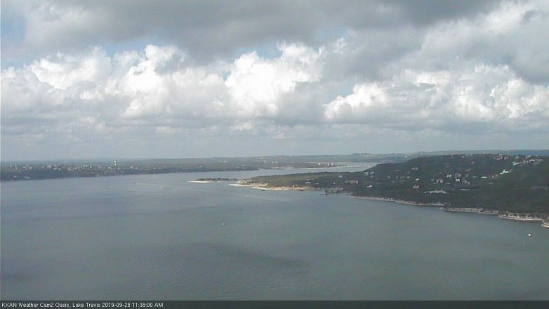 Lake Travis webcam, September 28, 2019 10:40 AM CT