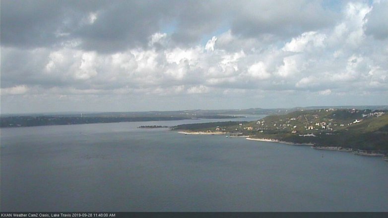 Lake Travis webcam, September 28, 2019 10:50 AM CT