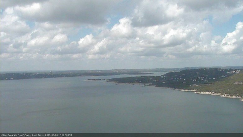 Lake Travis webcam, September 28, 2019 11:20 AM CT