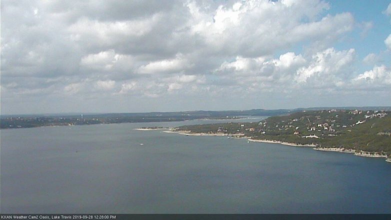 Lake Travis webcam, September 28, 2019 11:30 AM CT