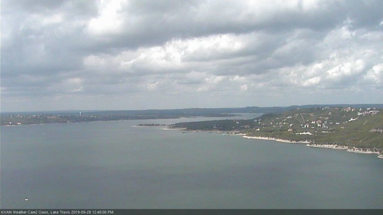 Lake Travis webcam, September 28, 2019 11:50 AM CT