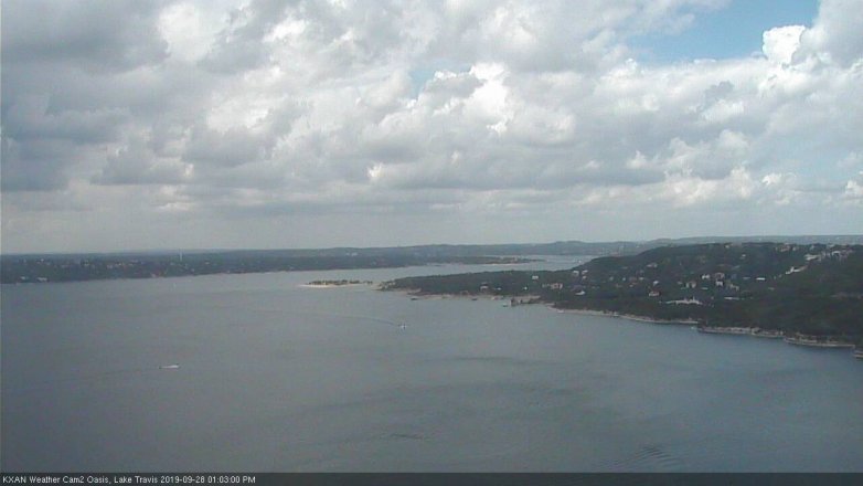 Lake Travis webcam, September 28, 2019 12:05 PM CT