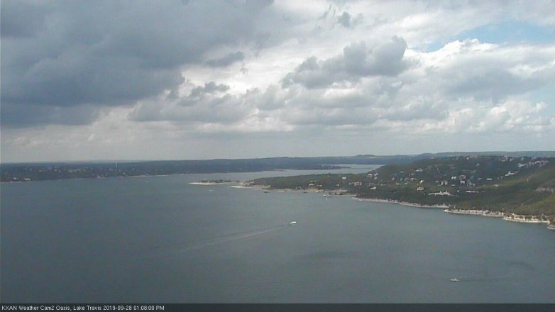 Lake Travis webcam, September 28, 2019 12:10 PM CT