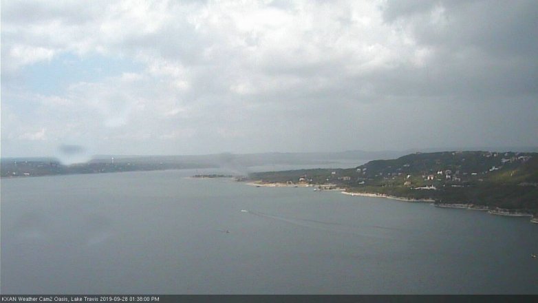Lake Travis webcam, September 28, 2019 12:40 PM CT