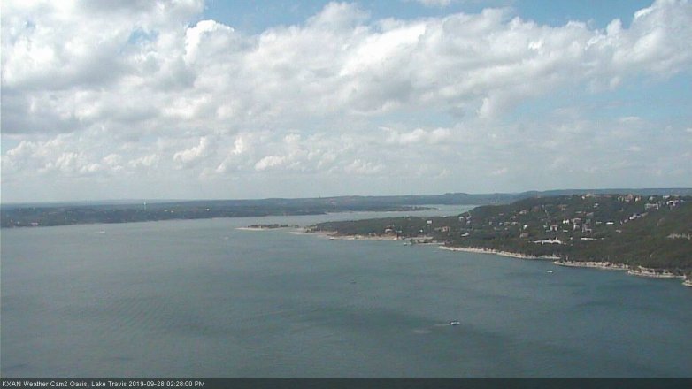 Lake Travis webcam, September 28, 2019 1:30 PM CT