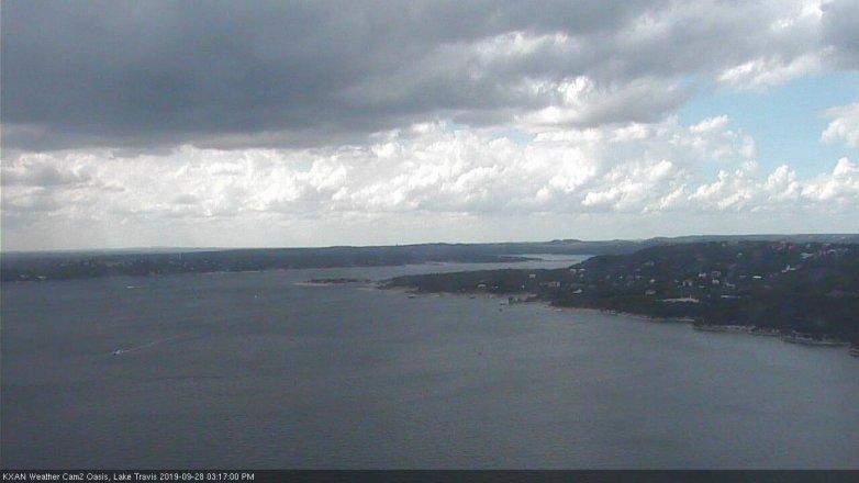 Lake Travis webcam, September 28, 2019 2:20 PM CT