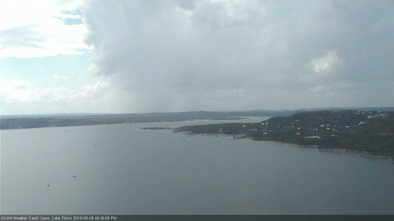 Lake Travis webcam, September 28, 2019 2:40 PM CT