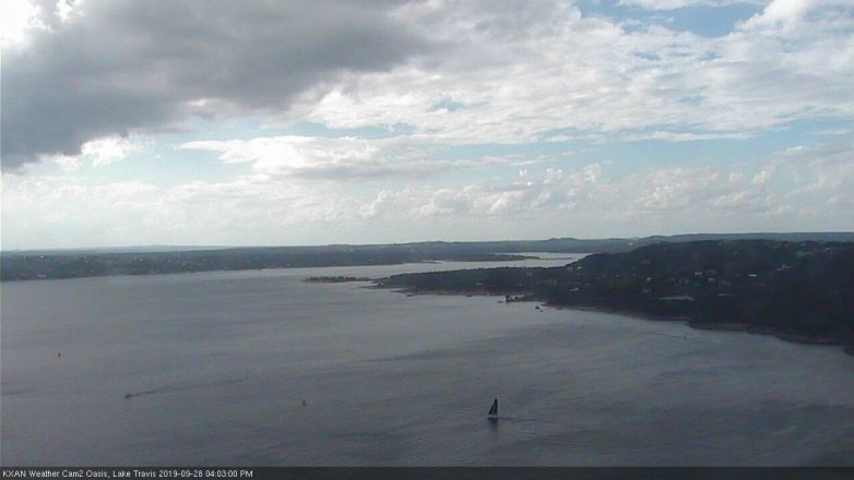 Lake Travis webcam, September 28, 2019 3:05 PM CT