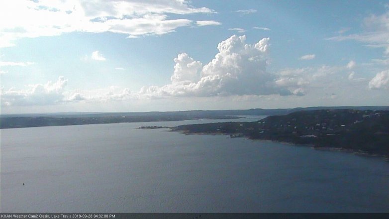 Lake Travis webcam, September 28, 2019 3:35 PM CT