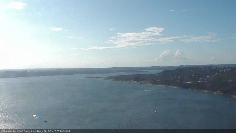 Lake Travis webcam, September 28, 2019 4:15 PM CT