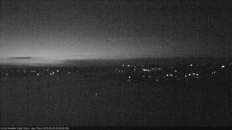 Lake Travis webcam, September 28, 2019 7:10 PM CT