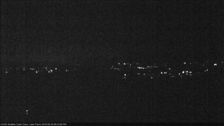 Lake Travis webcam, September 28, 2019 7:25 PM CT