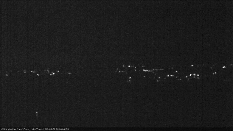 Lake Travis webcam, September 28, 2019 7:30 PM CT