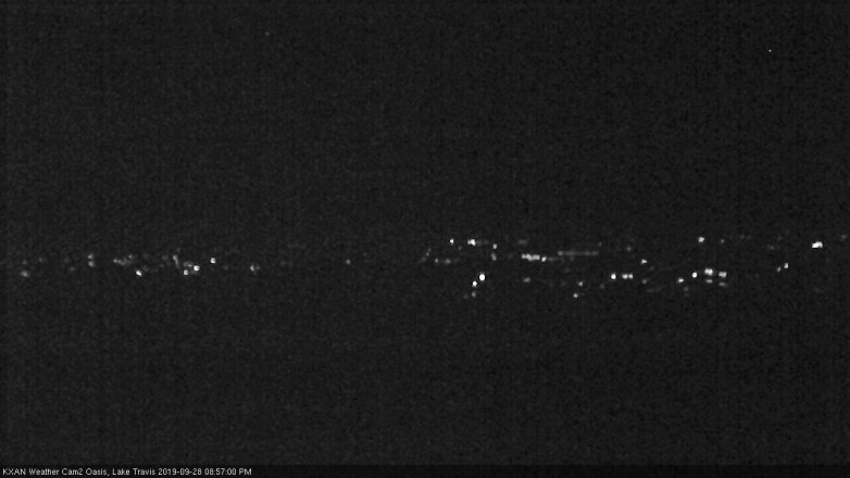Lake Travis webcam, September 28, 2019 8:00 PM CT