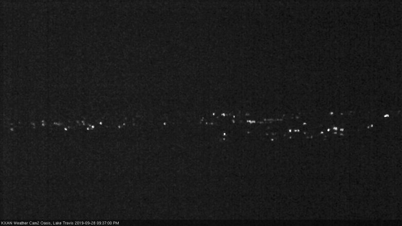Lake Travis webcam, September 28, 2019 8:40 PM CT