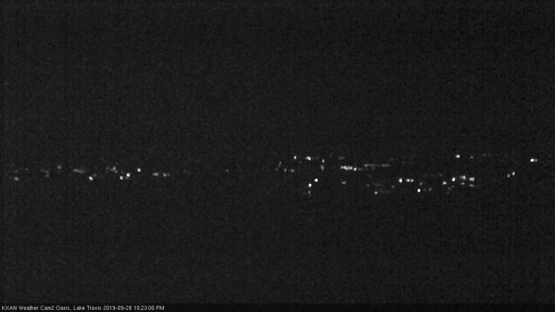 Lake Travis webcam, September 28, 2019 9:25 PM CT