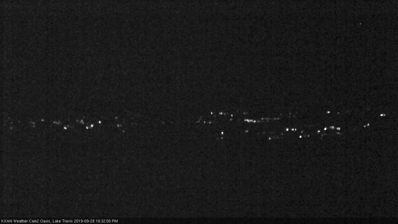 Lake Travis webcam, September 28, 2019 9:35 PM CT