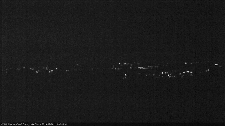 Lake Travis webcam, September 28, 2019 10:05 PM CT