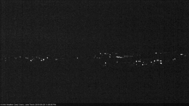 Lake Travis webcam, September 28, 2019 10:10 PM CT