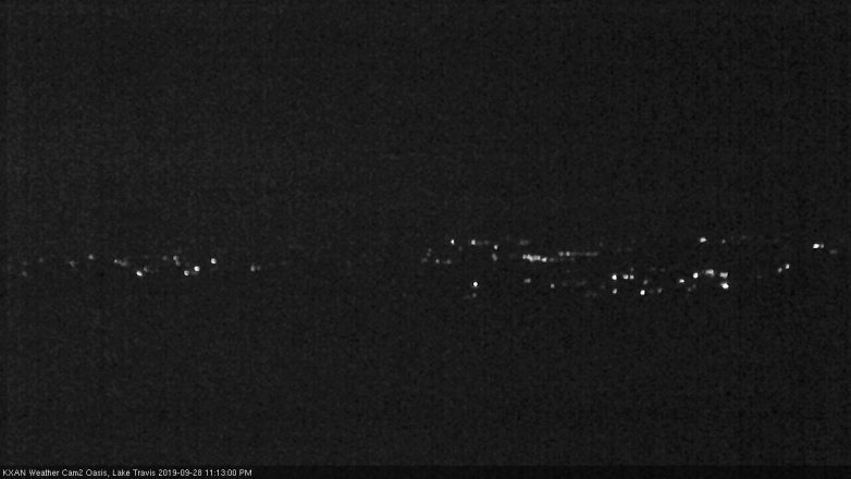 Lake Travis webcam, September 28, 2019 10:15 PM CT