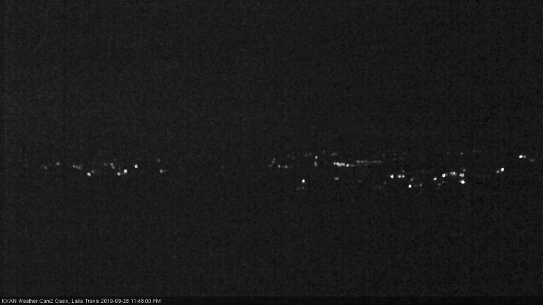 Lake Travis webcam, September 28, 2019 10:50 PM CT