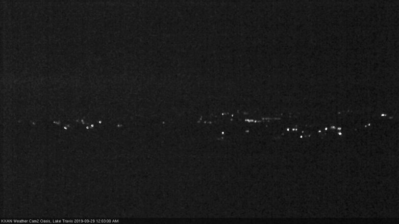 Lake Travis webcam, September 28, 2019 11:05 PM CT